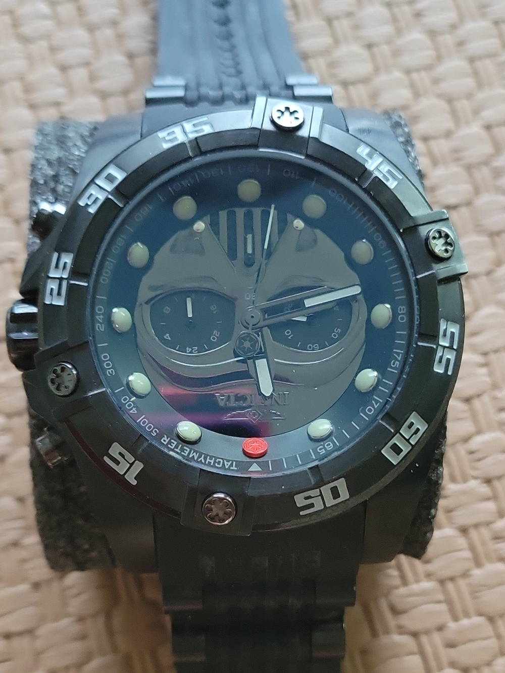 Invicta Men’s Black Darth Vader Collectors Edition  Watch.